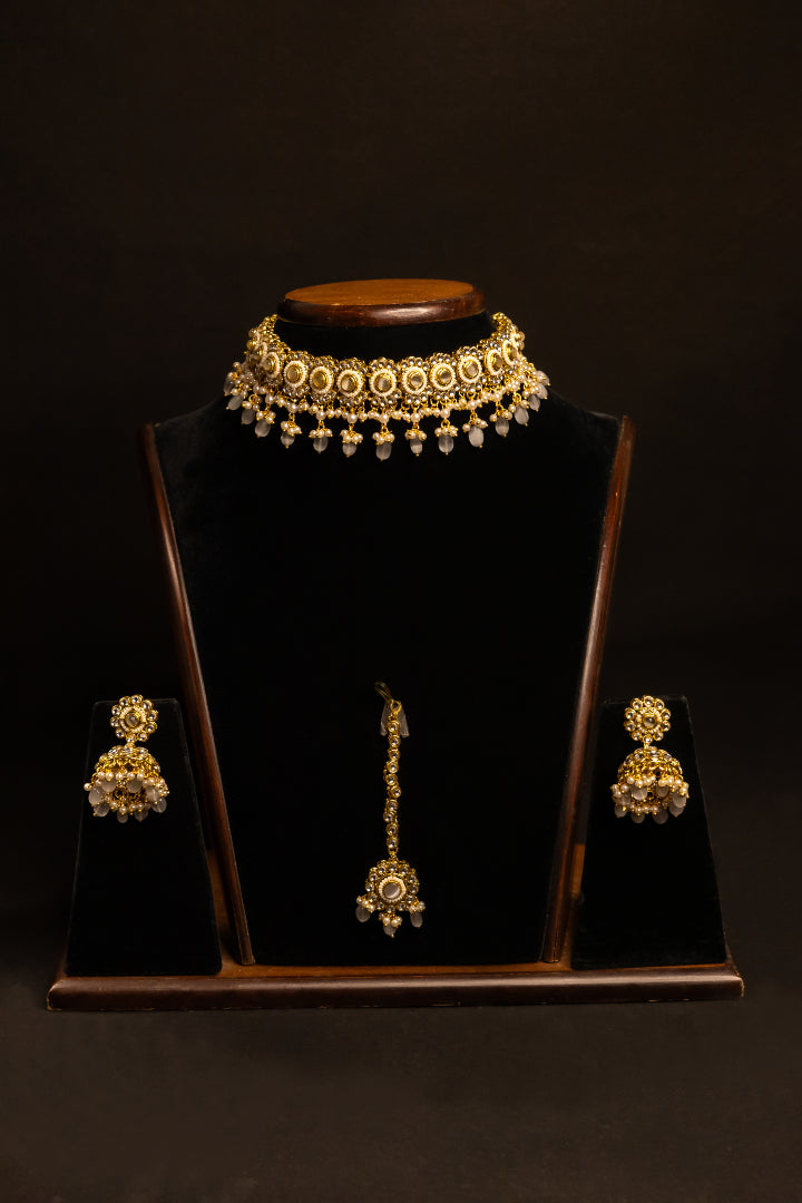 Mahira Set (White/Grey)